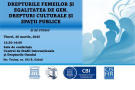 Drepturile femeilor și egalitatea de gen. Drepturi culturale și spații publice