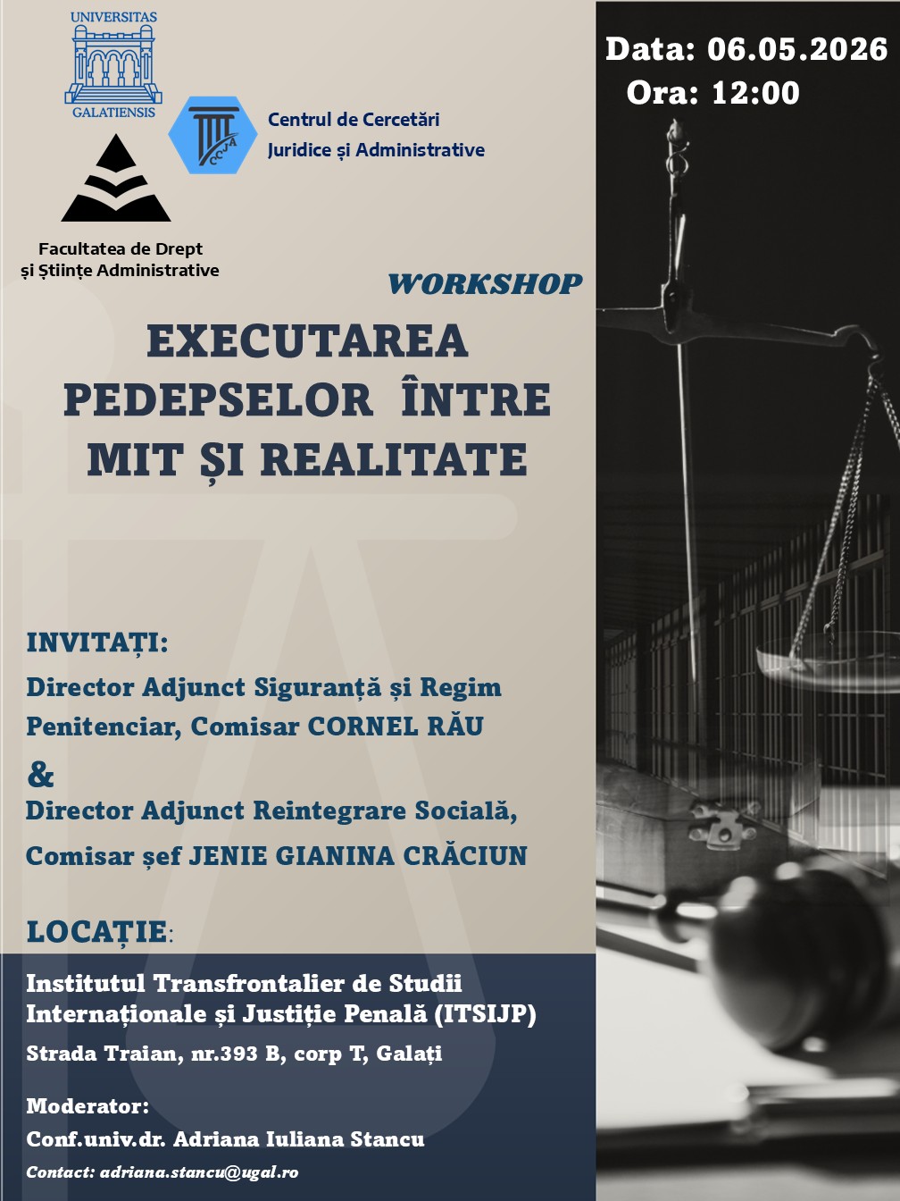 EXECUTAREA PEDEPSELOR INTRE MIT SI REALITATE 2026