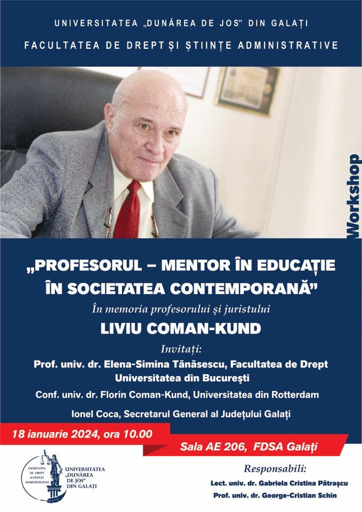 Profesorul mentor in educatie in societatea contemporana